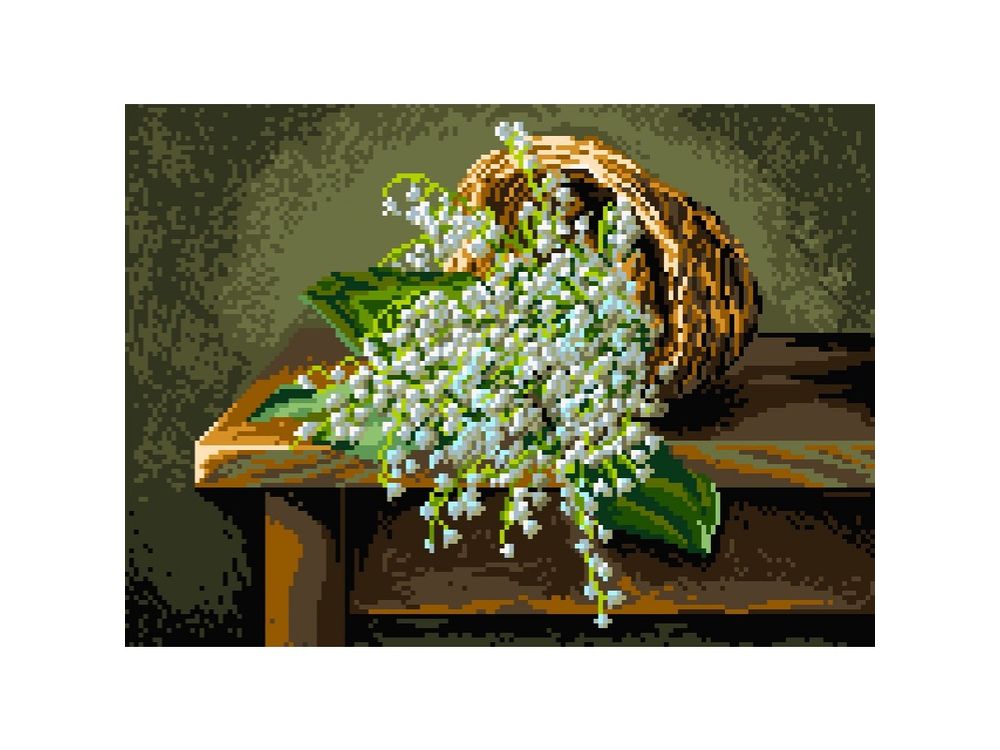 

Рисунок на канве «Благоухание весны»
