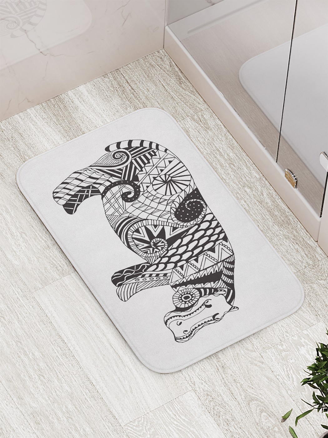 

bath_66917 Коврик противоскользящий для ванной, сауны, бассейна, 77х52 см