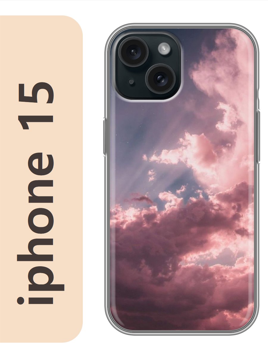 

Чехол на Apple Iphone 15 небо 260, Прозрачный, Iph15rzne