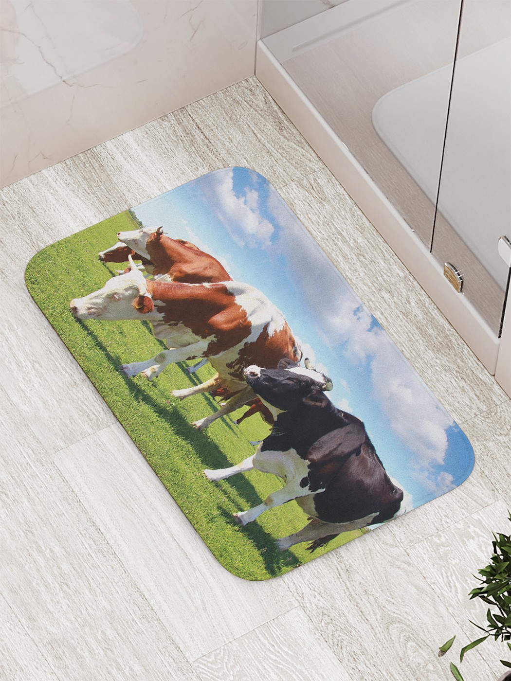

bath_66907 Коврик противоскользящий для ванной, сауны, бассейна, 77х52 см