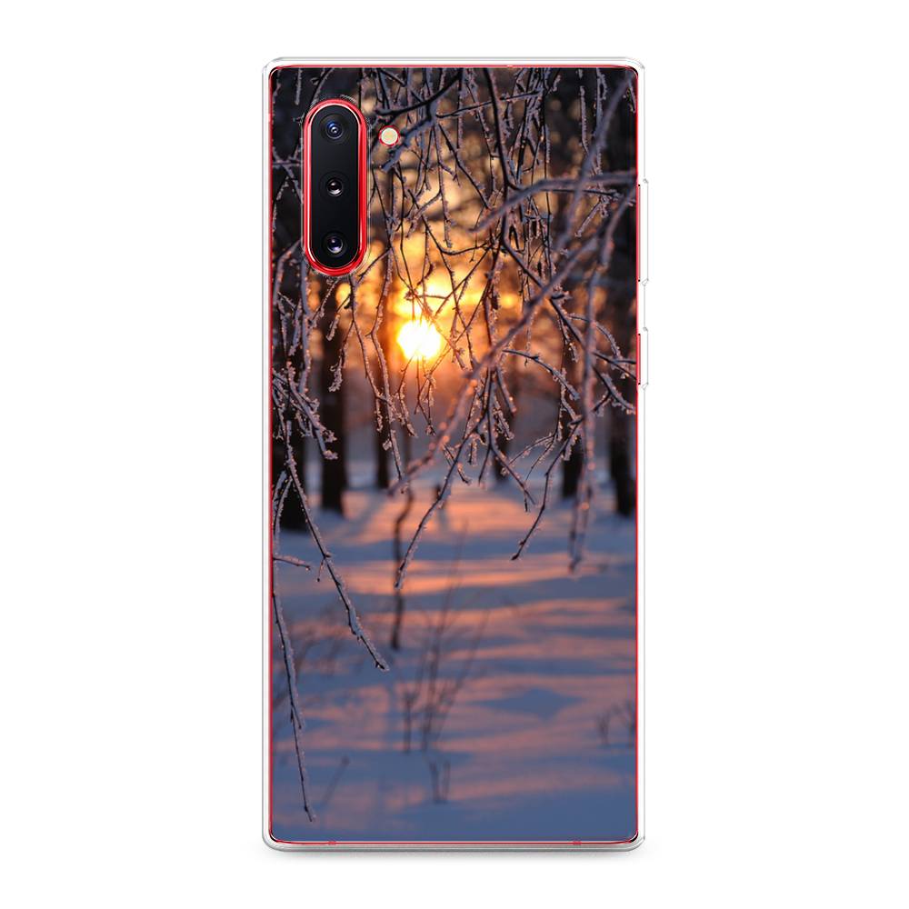 

Чехол на Samsung Galaxy Note 10 "Зима 7", Оранжевый;розовый;черный, 28650-2