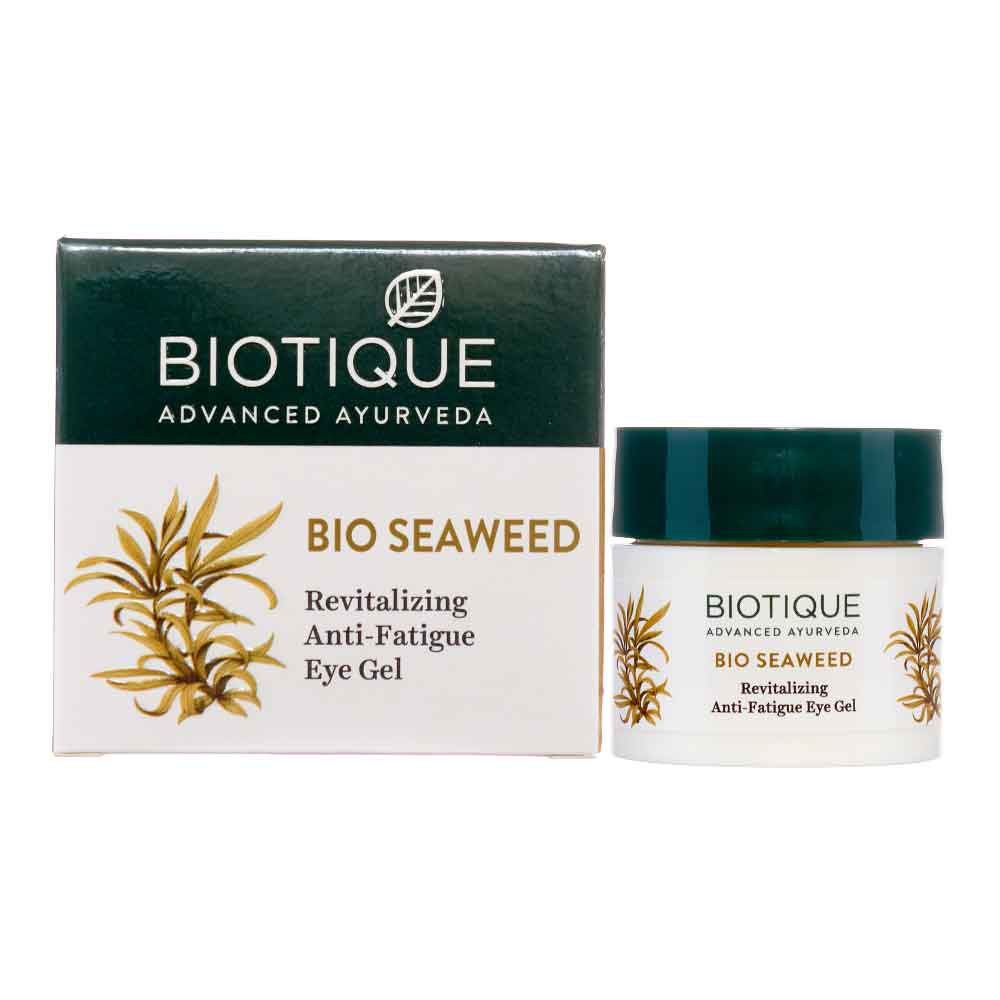 Гель для кожи вокруг глаз Biotique Bio Sea Weed Revitalizing Anti-Fatigue Eye Gel, 15 г гель для умывания био мед biotique 50мл