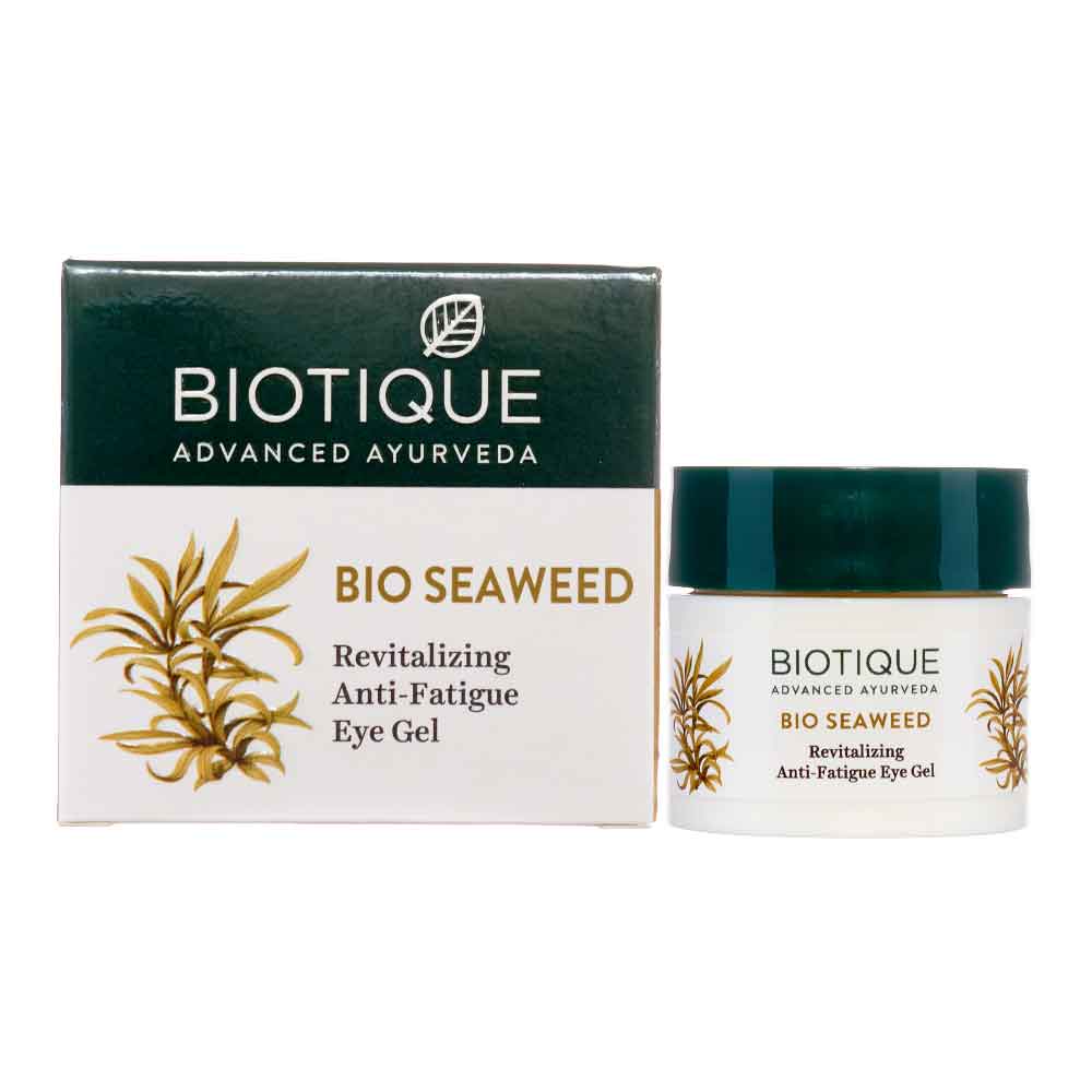 фото Гель для кожи вокруг глаз biotique bio sea weed revitalizing anti-fatigue eye gel, 15 г