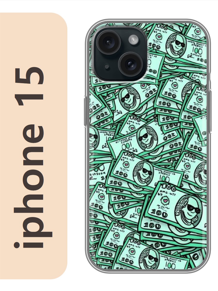 

Чехол на Apple Iphone 15 деньги 246, Iph15rzne