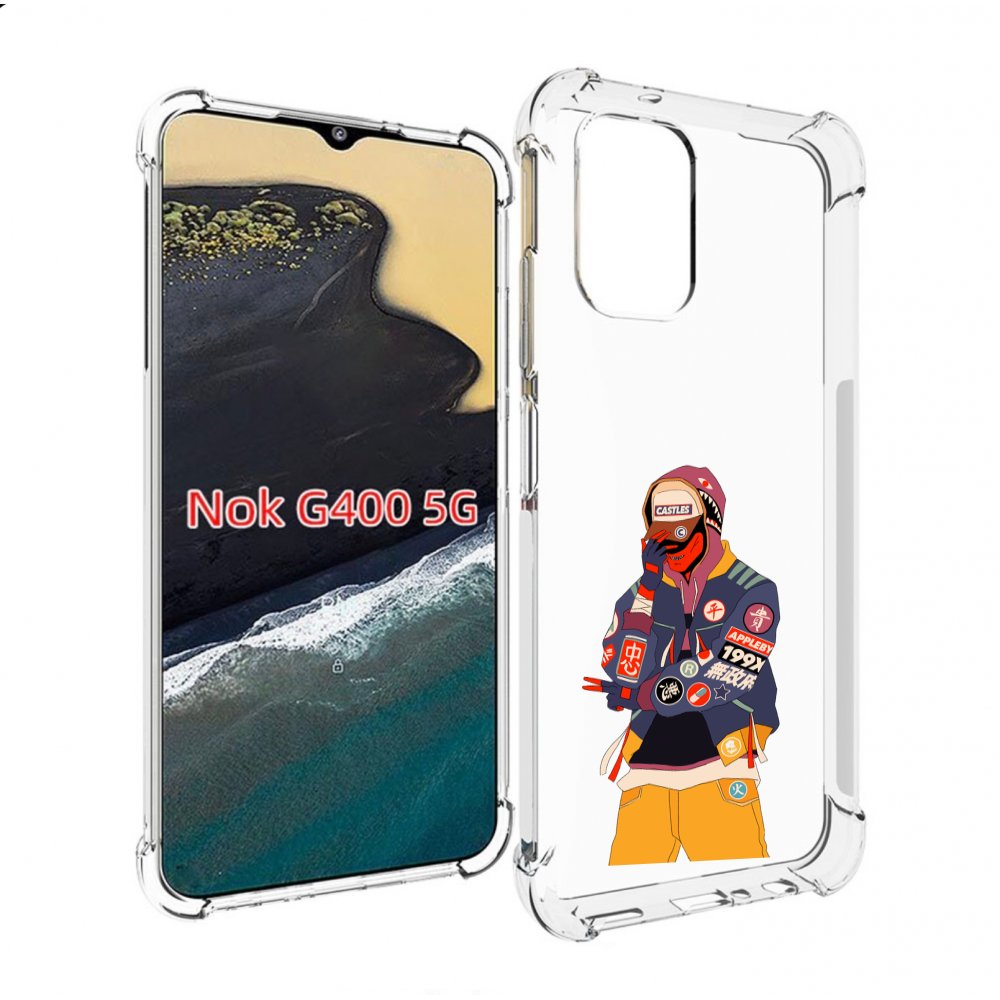 

Чехол MyPads модник для Nokia G400 5G, Прозрачный, Tocco