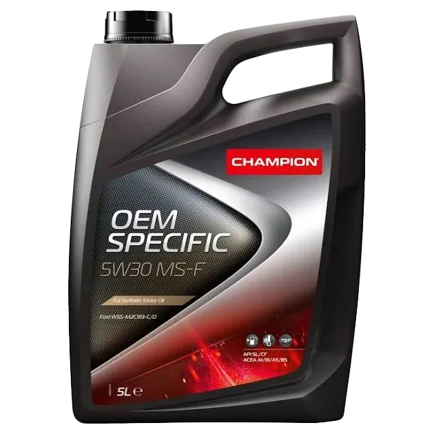 фото Моторное масло синтетическое 5л - oem specific 5w30 ms-f champion oil 8209512