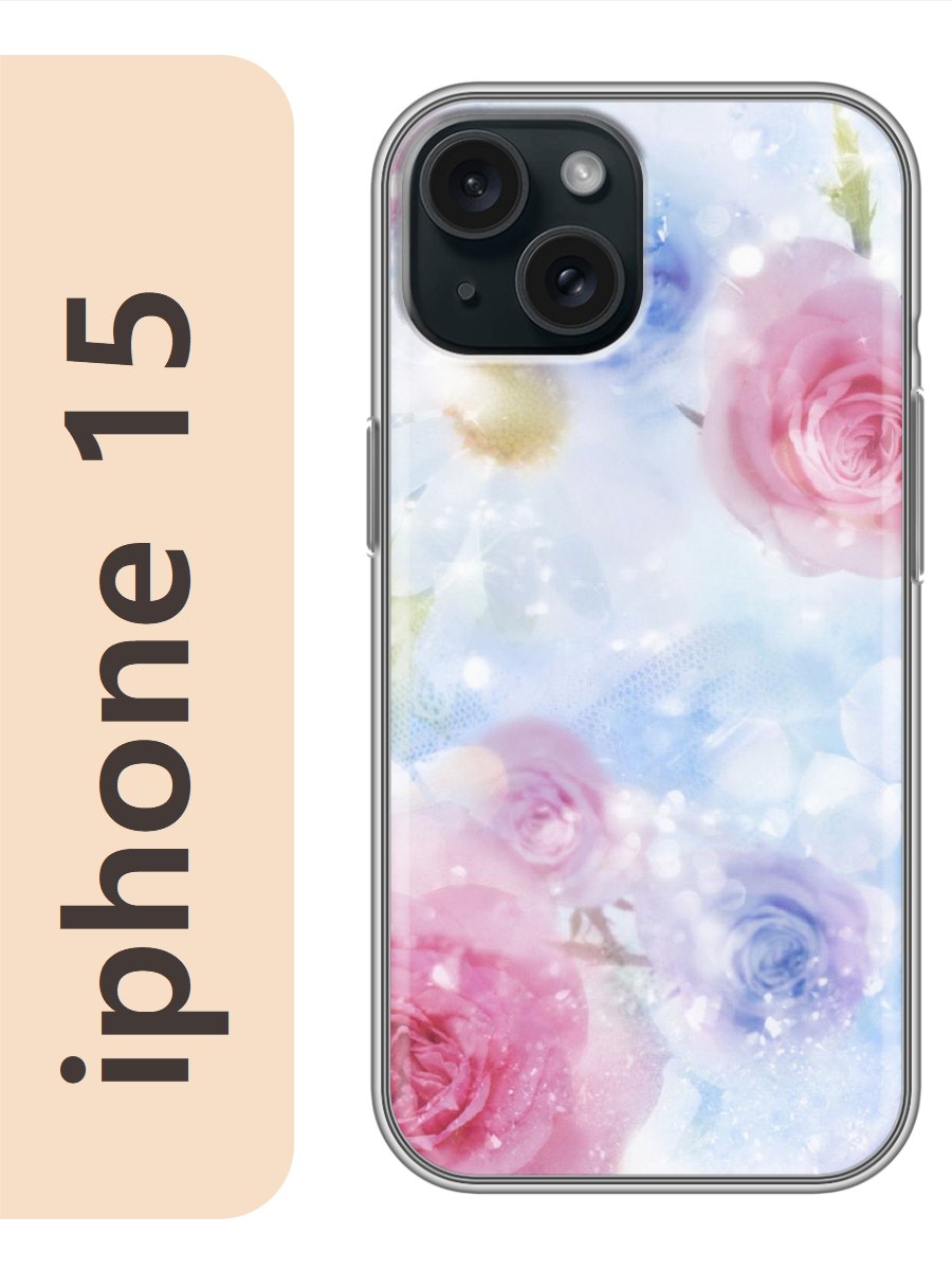 

Чехол на Apple Iphone 15 цветы 212, Iph15flws