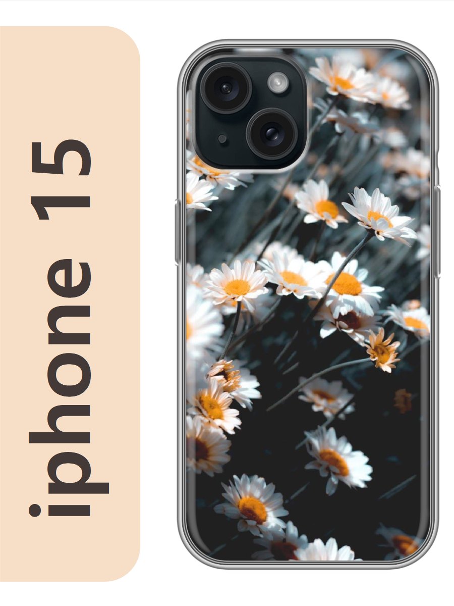 

Чехол на Apple Iphone 15 цветы 206, Iph15flws