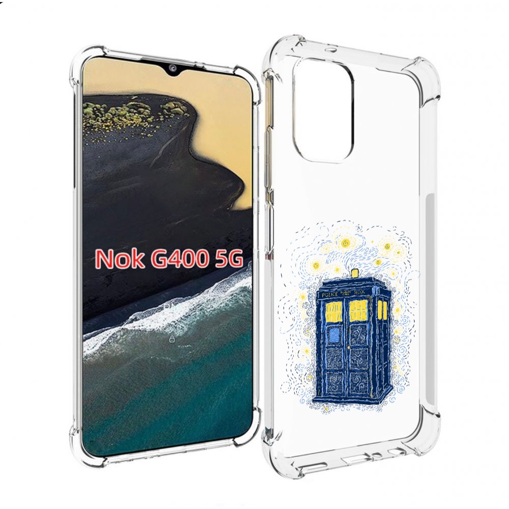 

Чехол MyPads будка рисунок для Nokia G400 5G, Прозрачный, Tocco
