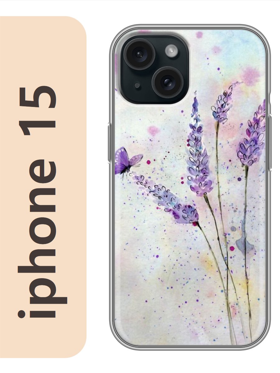 

Чехол на Apple Iphone 15 цветы 187, Iph15flws