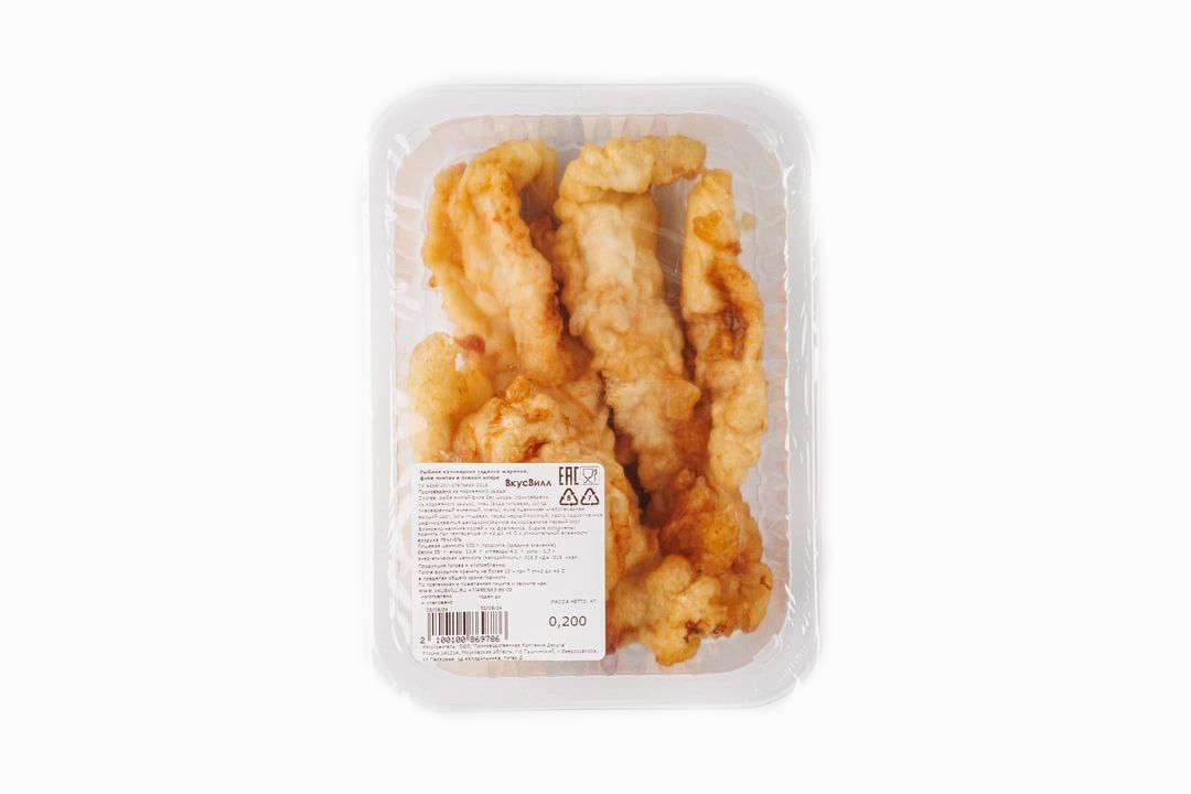 

Минтай филе в пивном кляре ВкусВилл 200 г