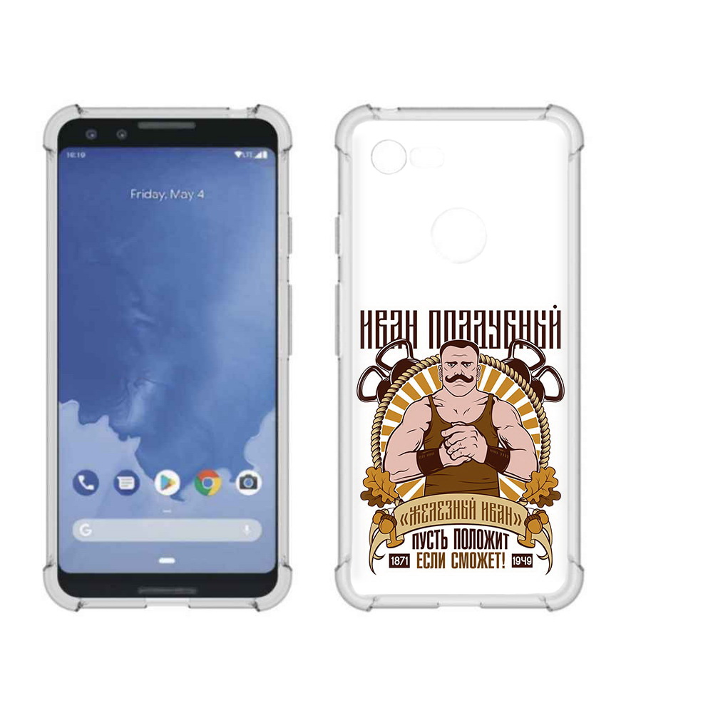 

Чехол MyPads Tocco для Google Pixel 3 Железный Иван, Прозрачный, Tocco