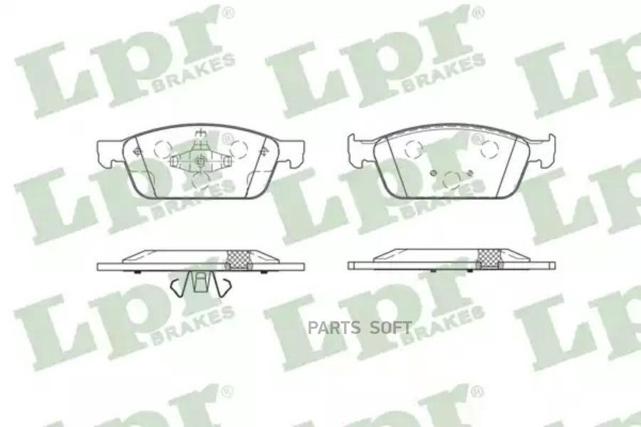 

Тормозные колодки Lpr дисковые 05P1879