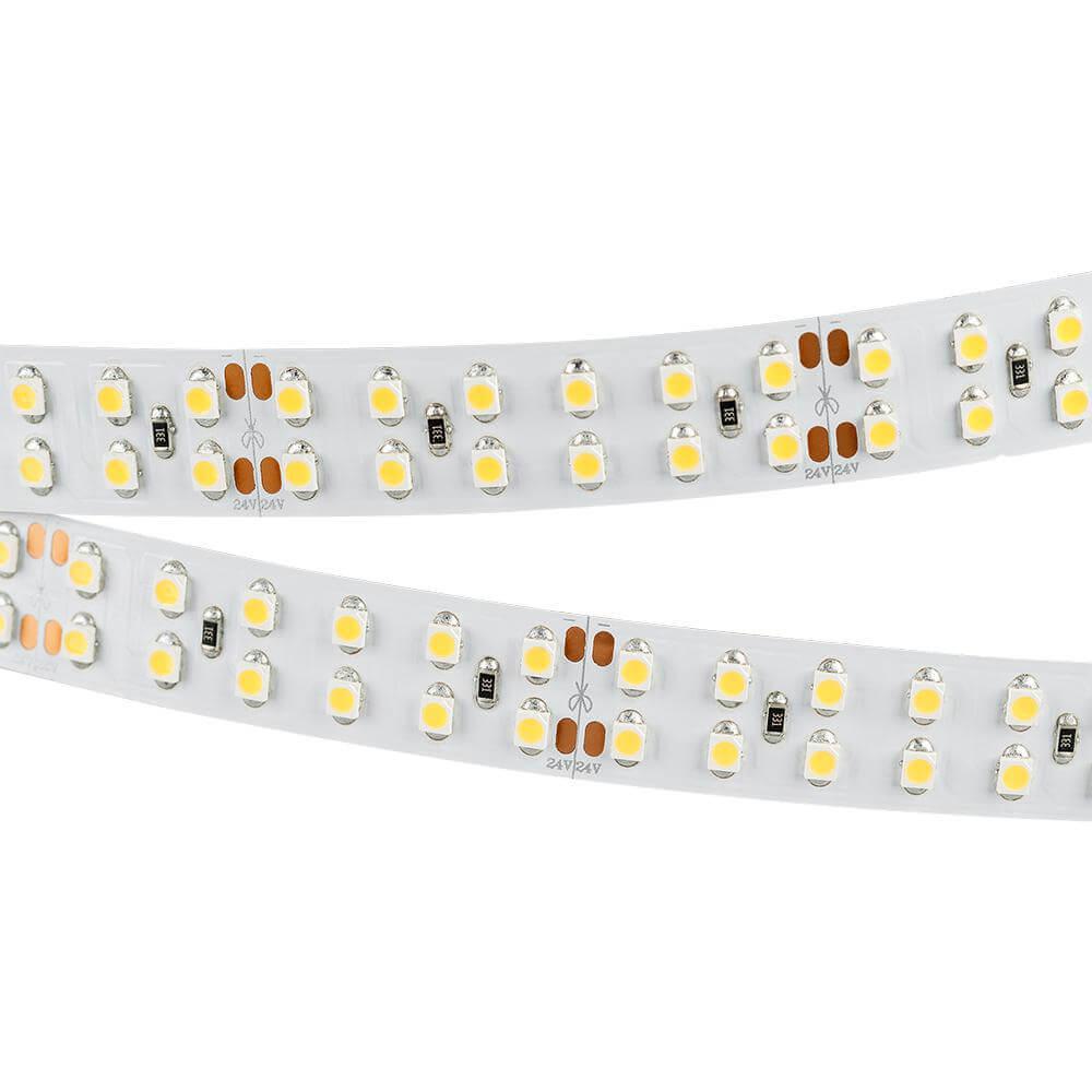 фото Светодиодная лента arlight 19,2w/m 240led/m 3528smd теплый белый 5m 008770(b)