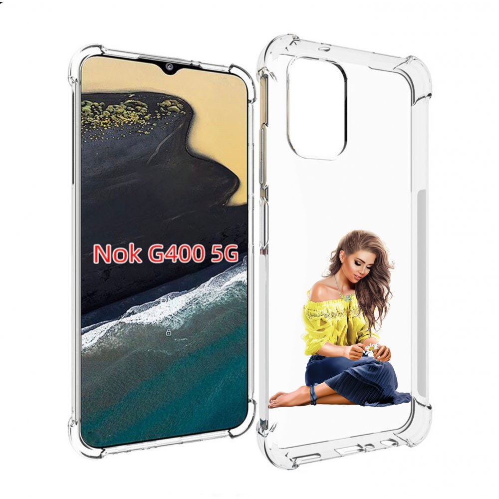 

Чехол MyPads миленькая-девочка женский для Nokia G400 5G, Прозрачный, Tocco