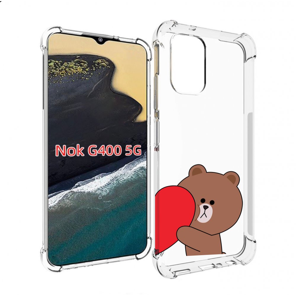 

Чехол MyPads медвежонок детский для Nokia G400 5G, Прозрачный, Tocco