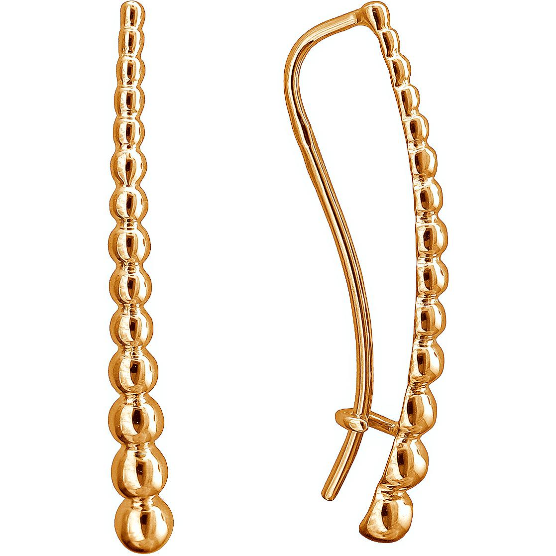 

Серьги женские из золота Эстет 01С0312585, без вставки, 01С0312585