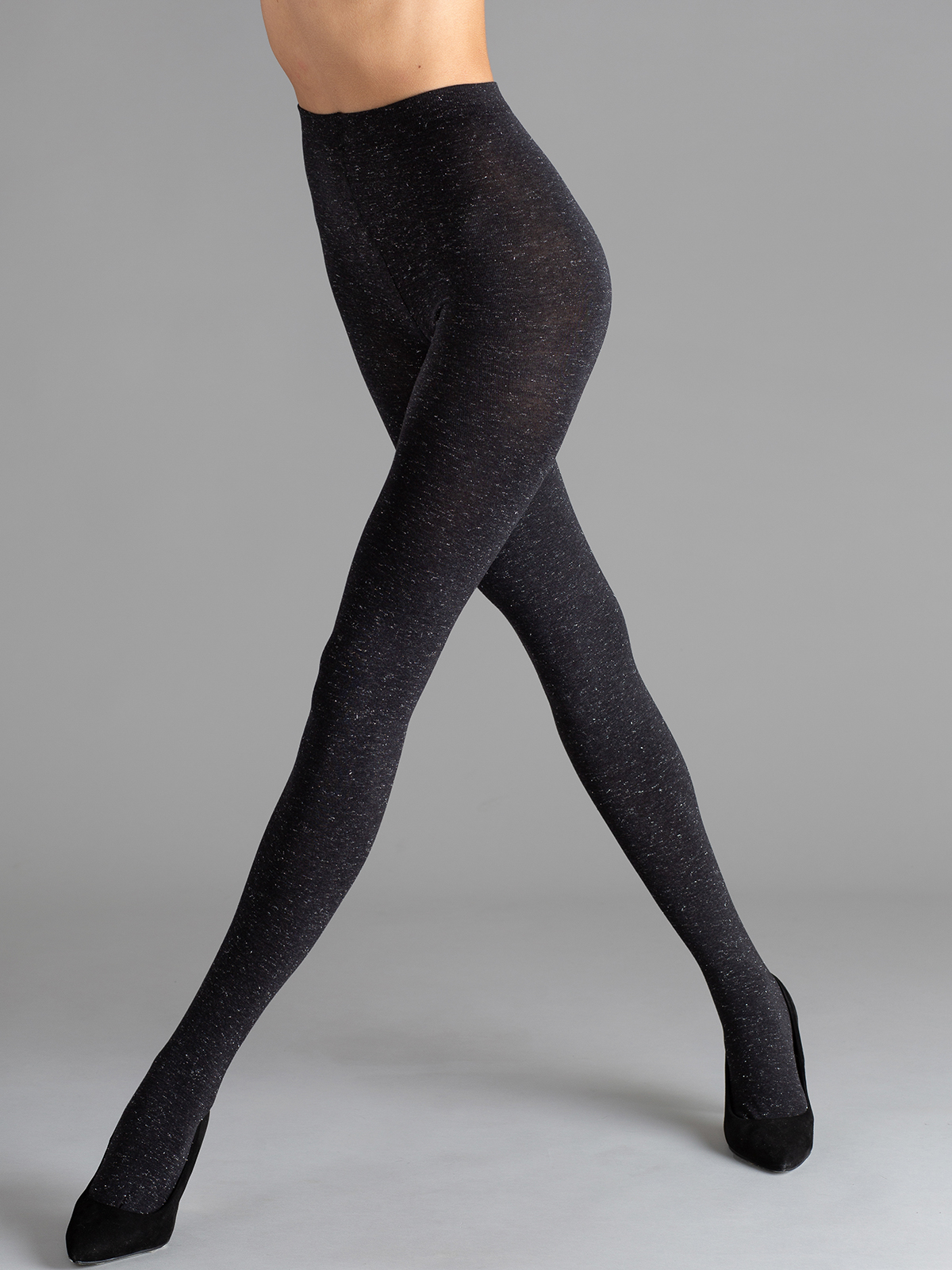 

Колготки женские Giulia CASHMERE TOUCH LUREX черные S, Черный, CASHMERE TOUCH LUREX