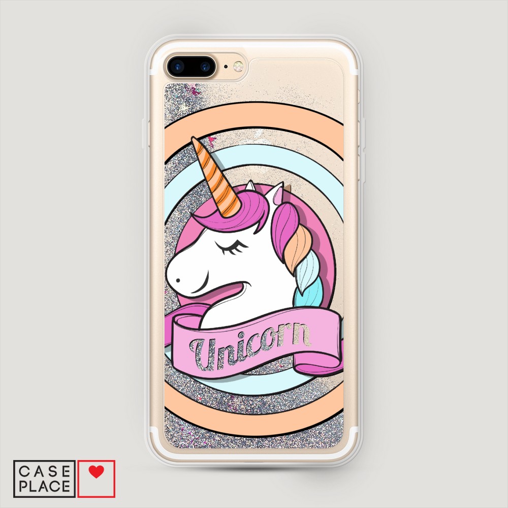 

Чехол Awog на Apple iPhone 7 Plus / Айфон 7 Plus "Unicorn зефирный", Разноцветный, 10791-1