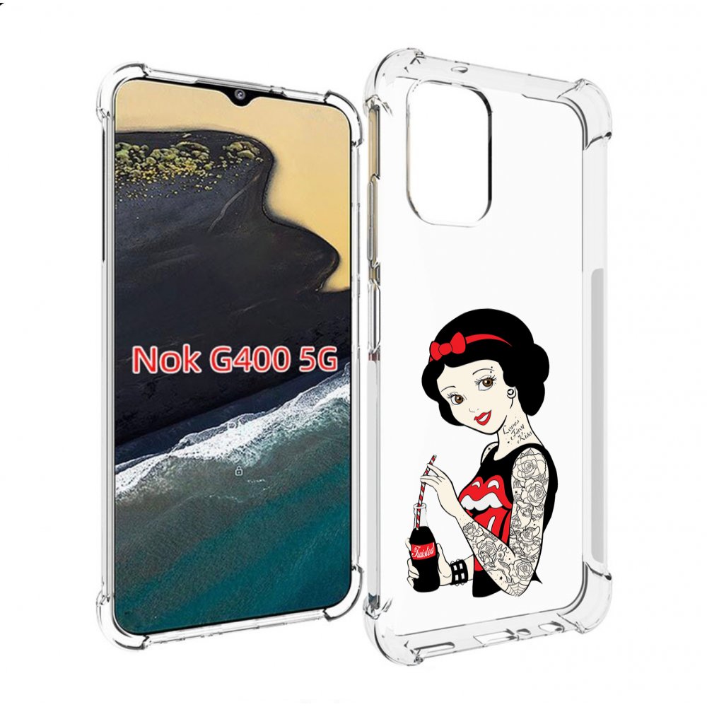 

Чехол MyPads любительница-колы женский для Nokia G400 5G, Прозрачный, Tocco