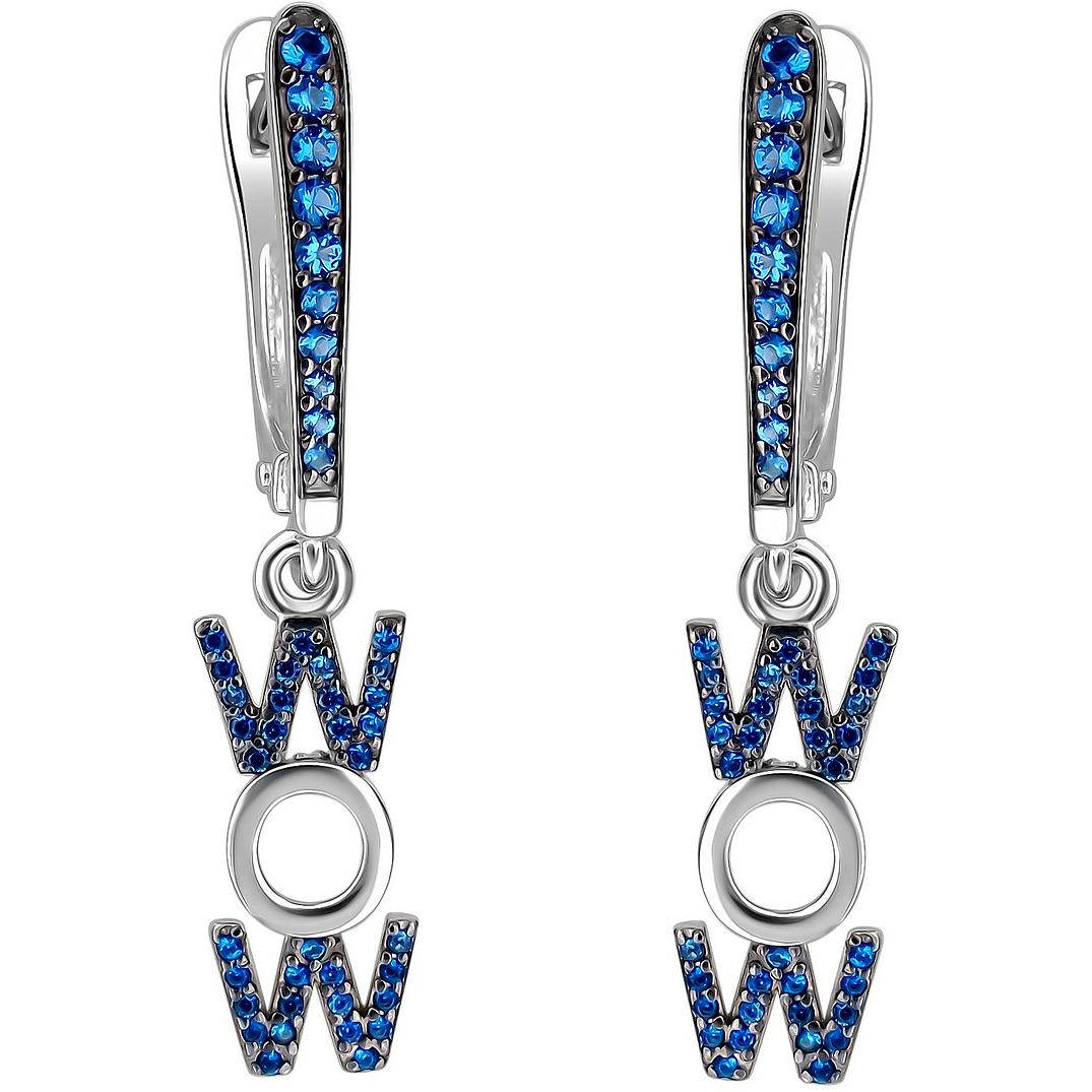

Серьги женские из серебра Эстет Н12С256412, фианит, Н12С256412