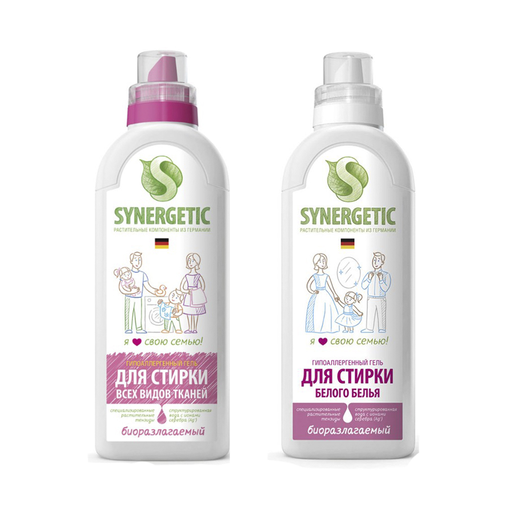 

Набор чистящих средств Synergetic Эко Стирка, 2 предмета