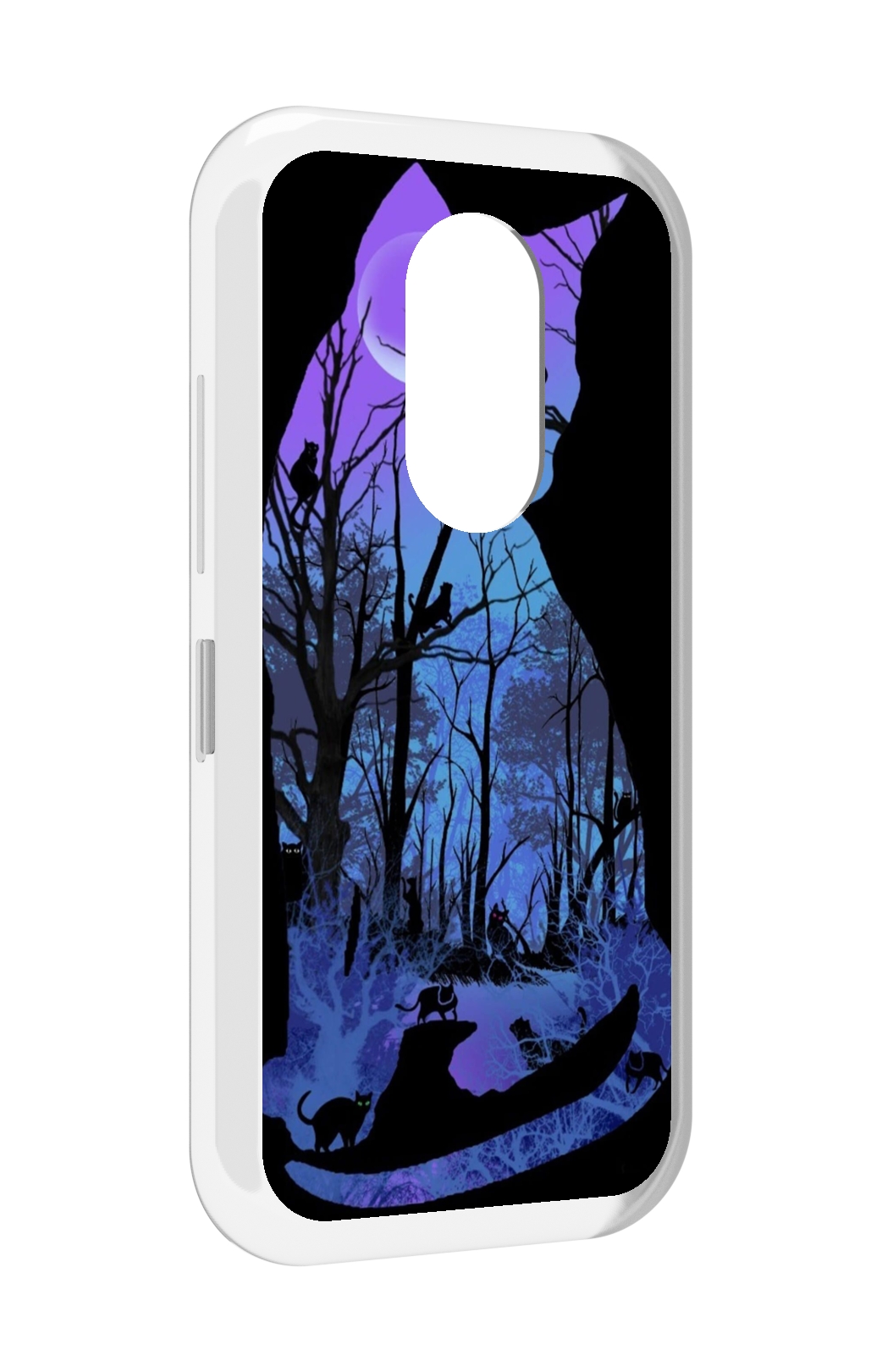 

Чехол MyPads лес внутри кота для Doogee S61 / S61 Pro, Прозрачный, Tocco