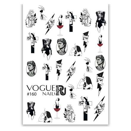 Слайдер-дизайн Vogue Nails №160  - Купить