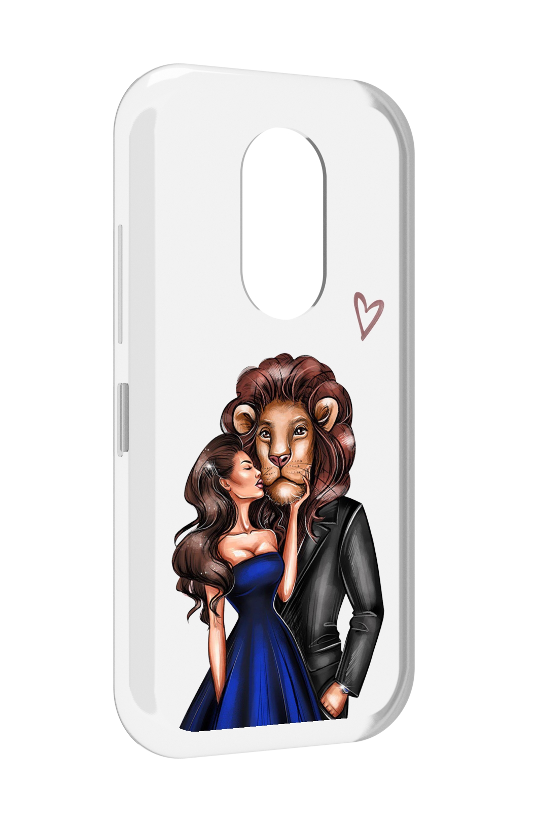 

Чехол MyPads лев-в-смокинге для Doogee S61 / S61 Pro, Прозрачный, Tocco