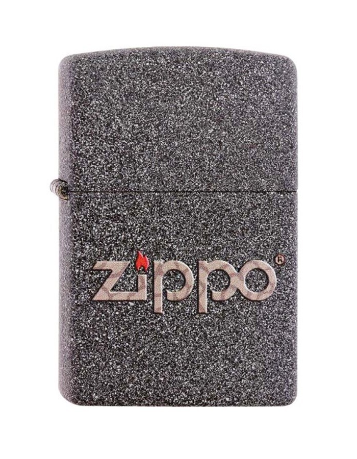 

Зажигалка ZIPPO Classic с покрытием Iron Stone™, латуньсталь, серая, матовая, Серый, Classic