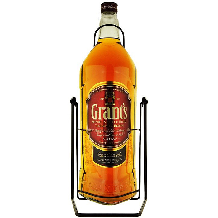 

Виски Grant`s Triple Wood 4,5 л в подарочной упаковке на качелях 4,5 л