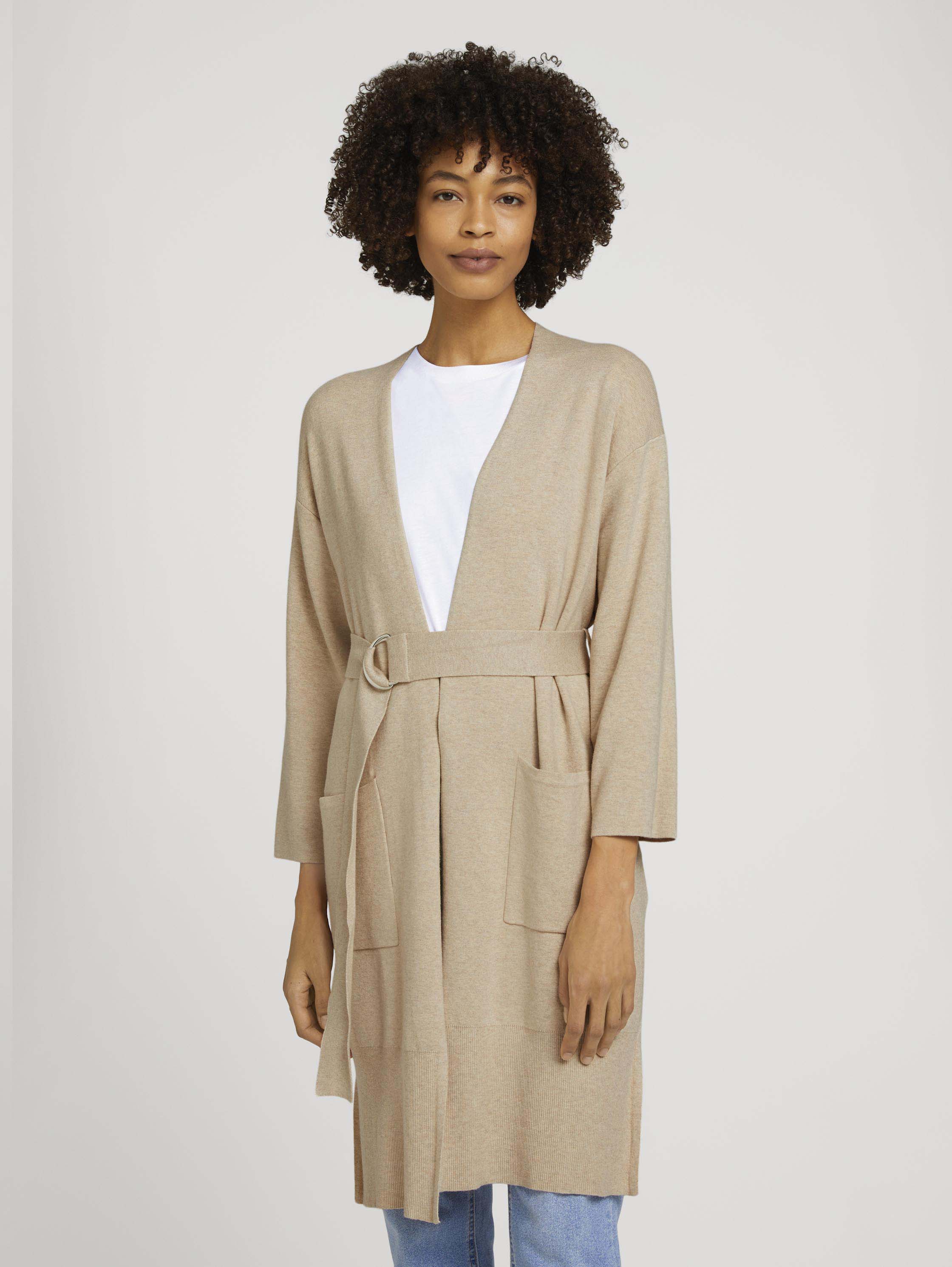 

Кардиган женский TOM TAILOR 1024672 коричневый XS