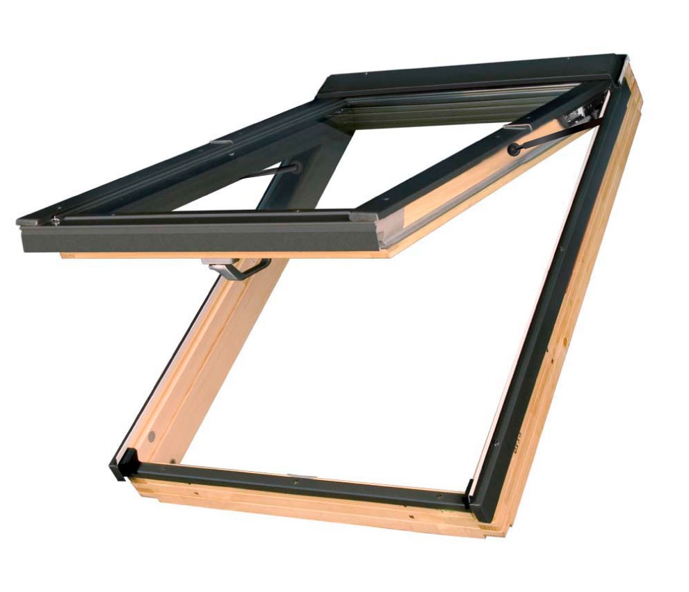 

Мансардное окно FAKRO FTP-V (CH) 94*140 см, top-hung, ручка снизу, FTP-V 94х140
