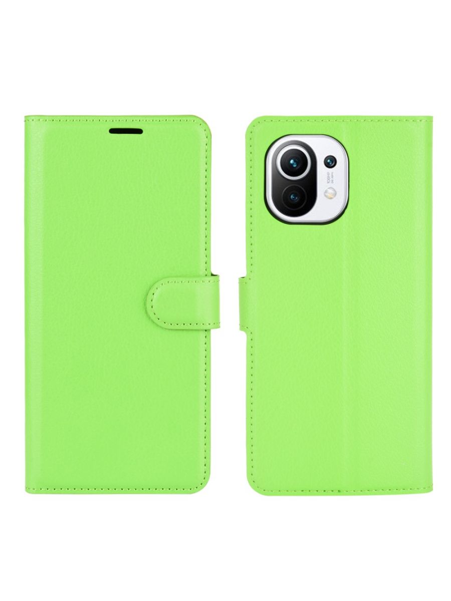 

Brodef Wallet Чехол книжка кошелек для Xiaomi Mi 11 коричневый