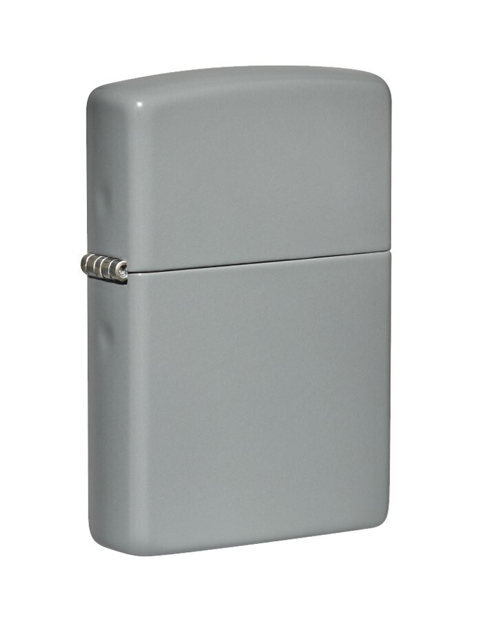 

Зажигалка ZIPPO Classic с покрытием Flat Grey, латуньсталь, серая, глянцевая, Серый, Classic