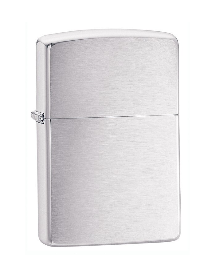 

Зажигалка ZIPPO Classic с покрытием Brushed Chrome, латуньсталь, серебристая, матовая, Серебристый, Classic