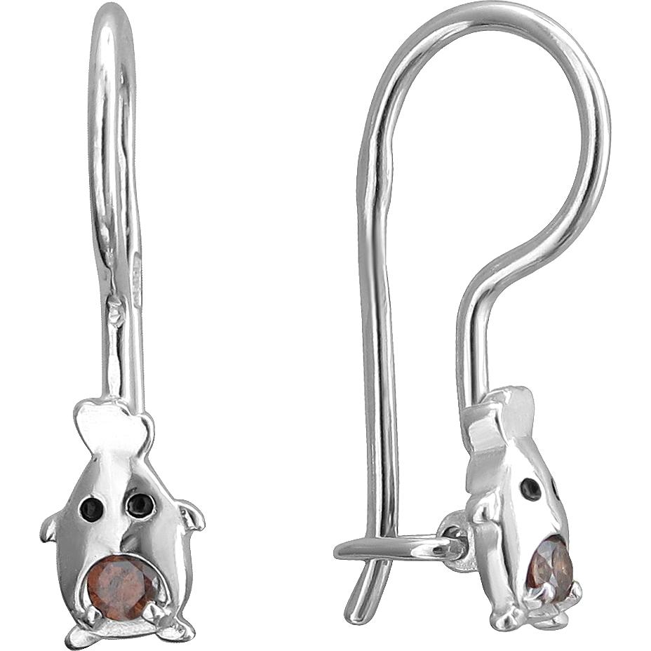 

Серьги женские из серебра Эстет Н12С256146Э, фианит, Н12С256146Э