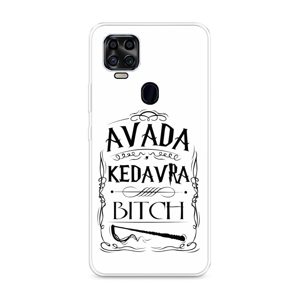 

Чехол на ZTE Blade V2020 "Avada kedavra bitch", Белый;серый;черный, 134350-6