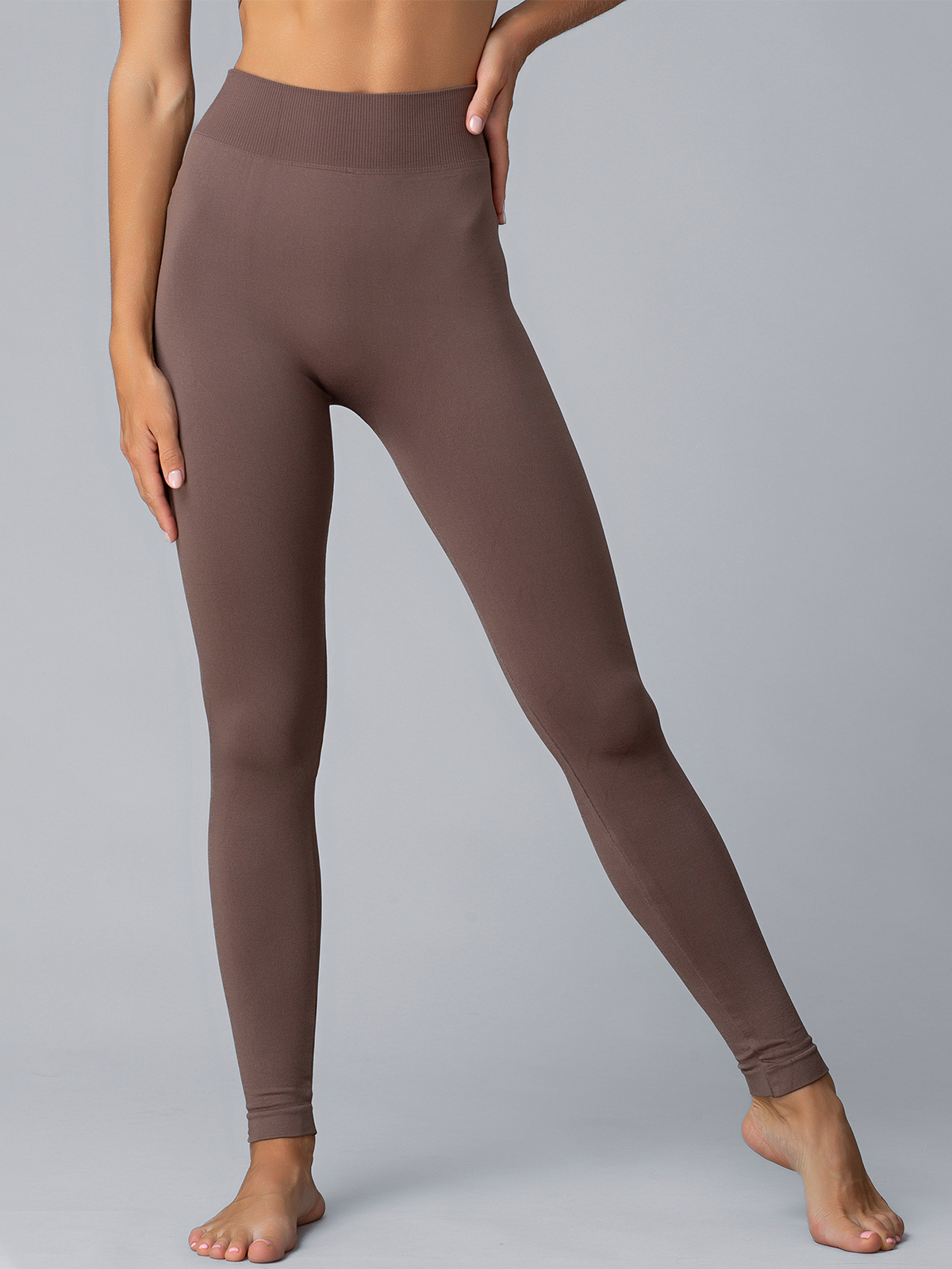 

Леггинсы женские Giulia LEGGINGS 02 серые S/M, LEGGINGS 02