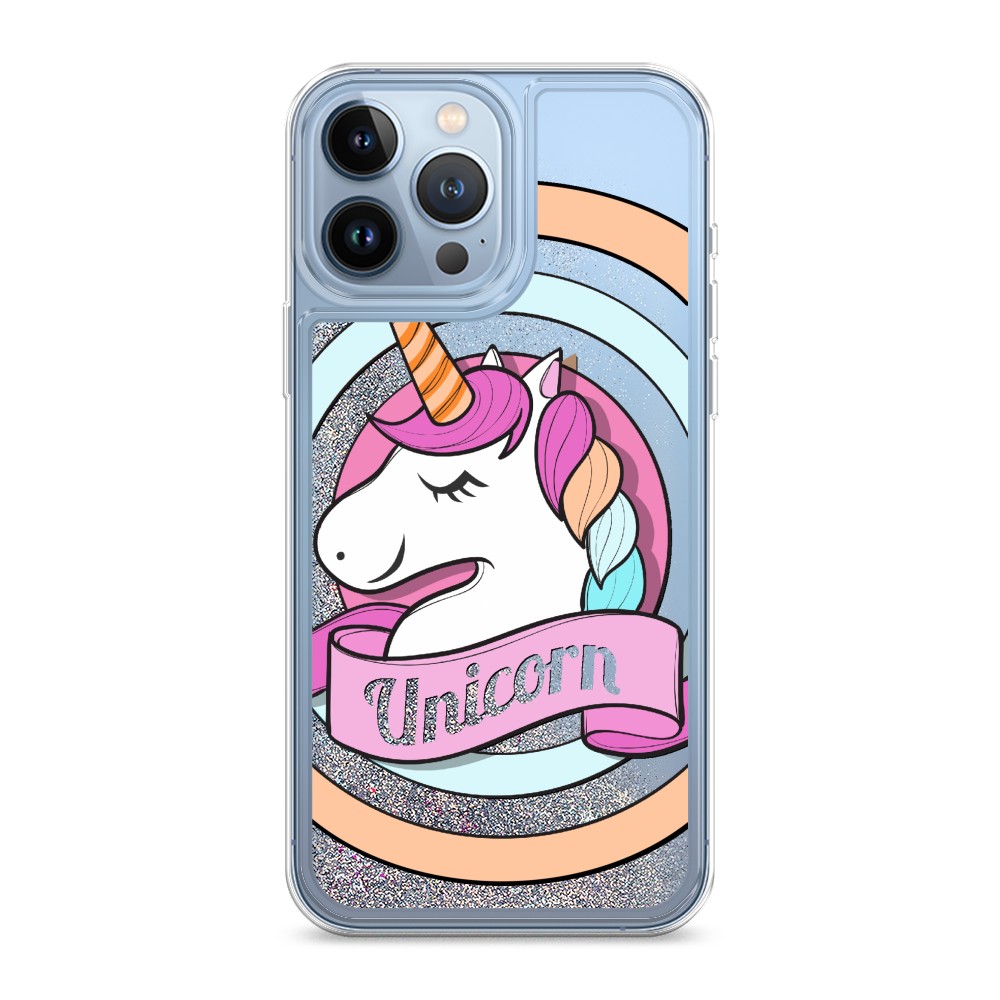 

Чехол Awog на Apple iPhone 13 Pro Max / Айфон 13 Pro Max "Unicorn зефирный", Разноцветный, 14491-1