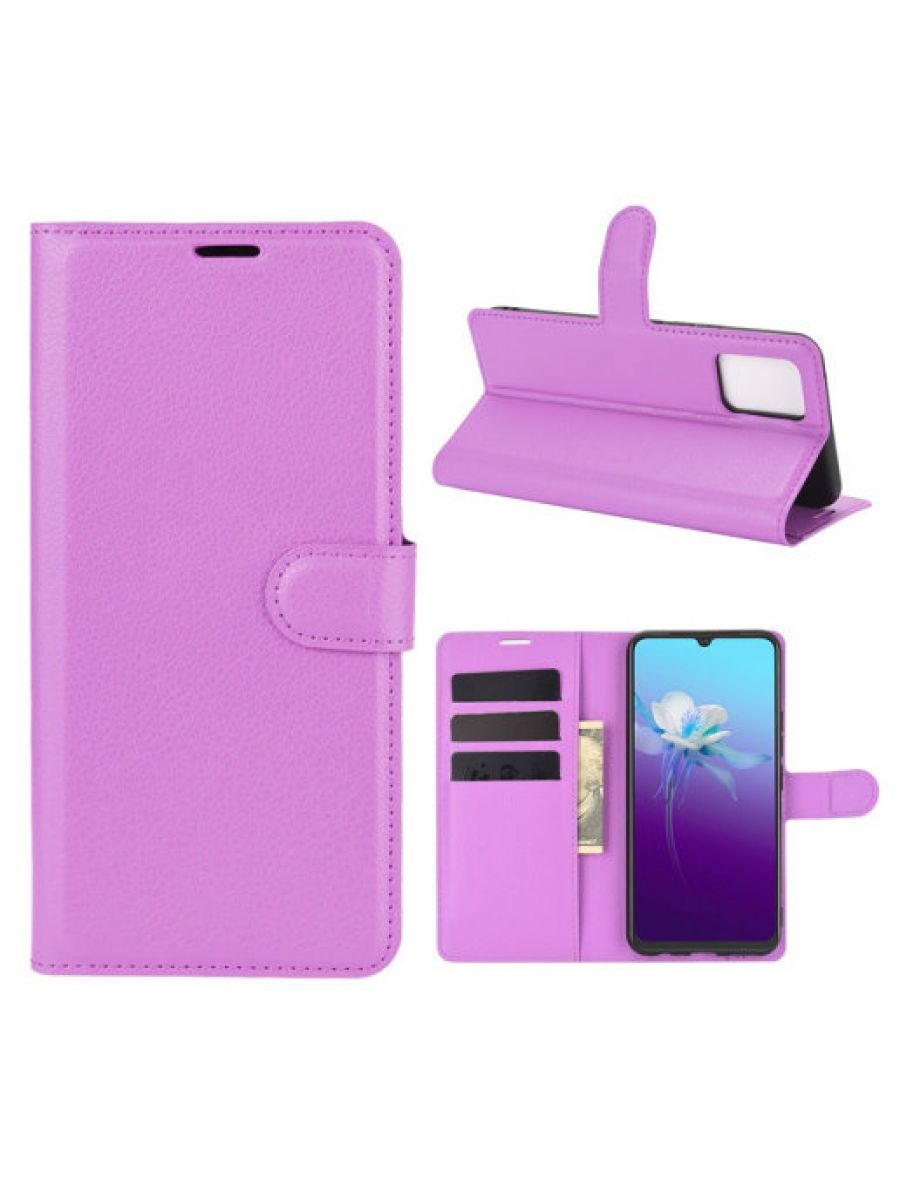 

Brodef Wallet Чехол книжка кошелек для Vivo V20 черный