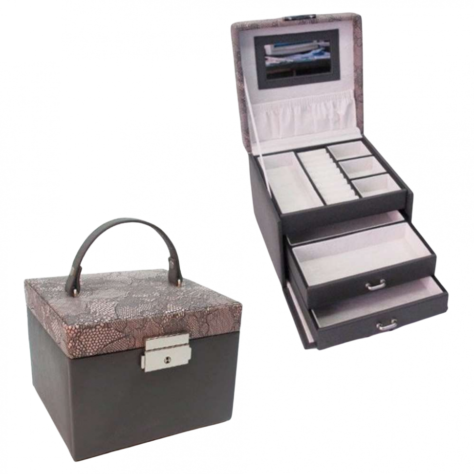 

Шкатулка, 15,2х15,2х12см 81-4451