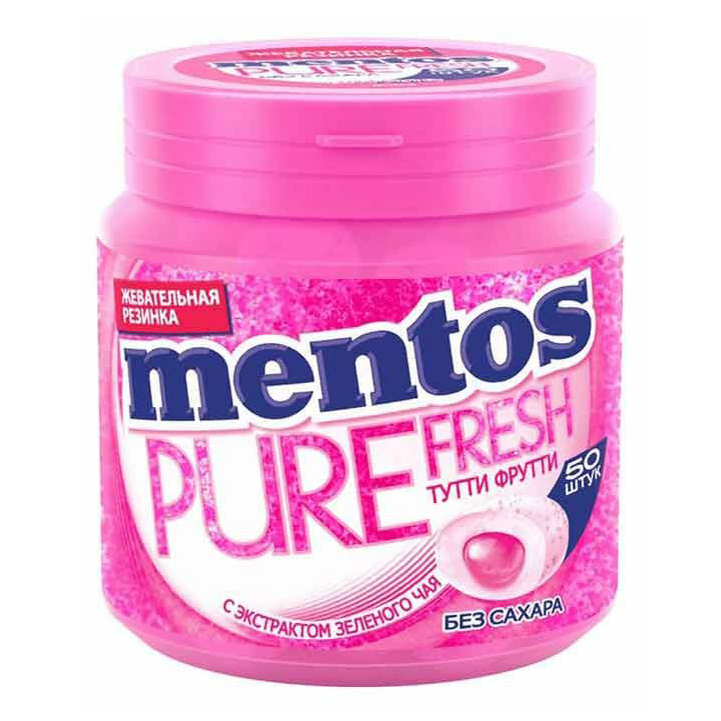 Жевательная резинка Mentos Pure Fresh Тутти Фрутти 100 г