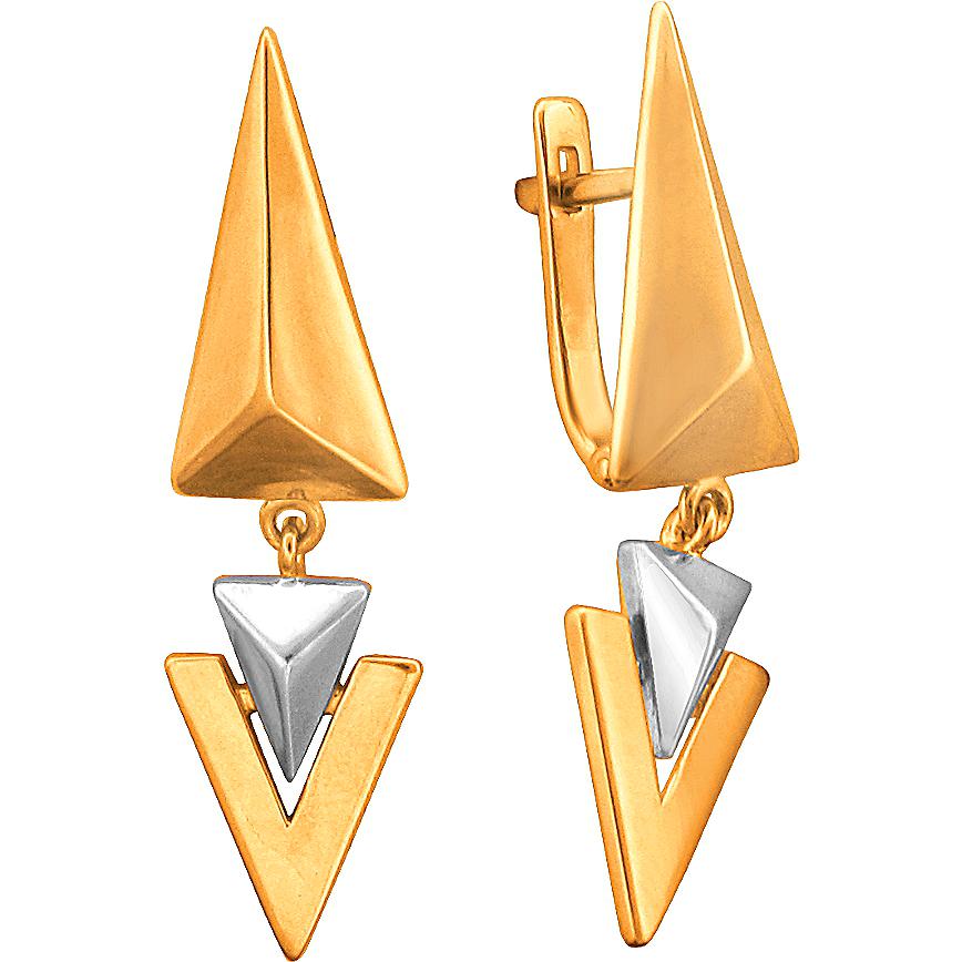 

Серьги женские из серебра Эстет 01С0512558АР, без вставки, 01С0512558АР