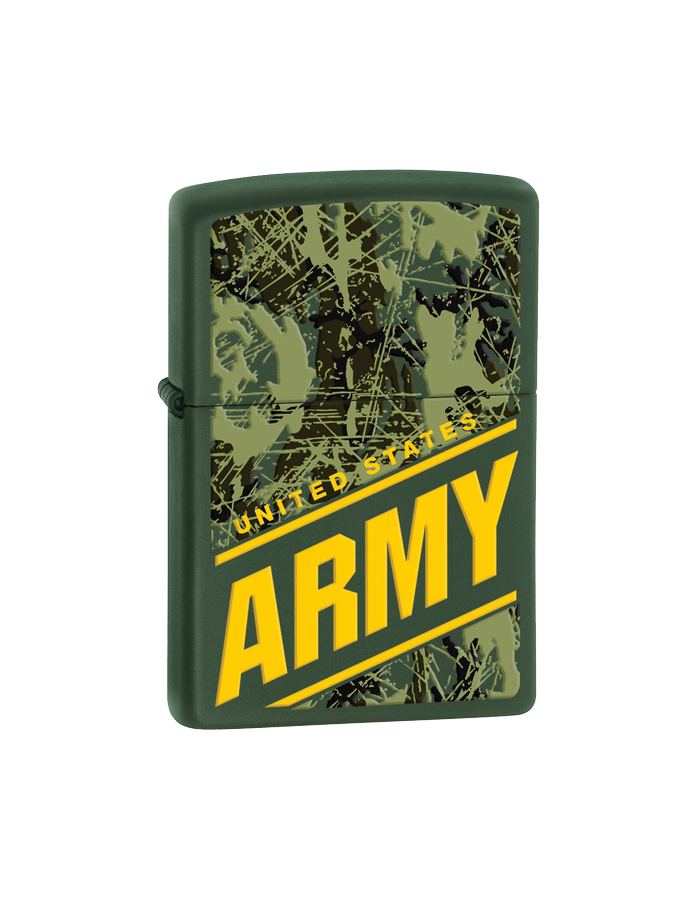 

Зажигалка Zippo ARMY green matte, Зеленый, ARMY