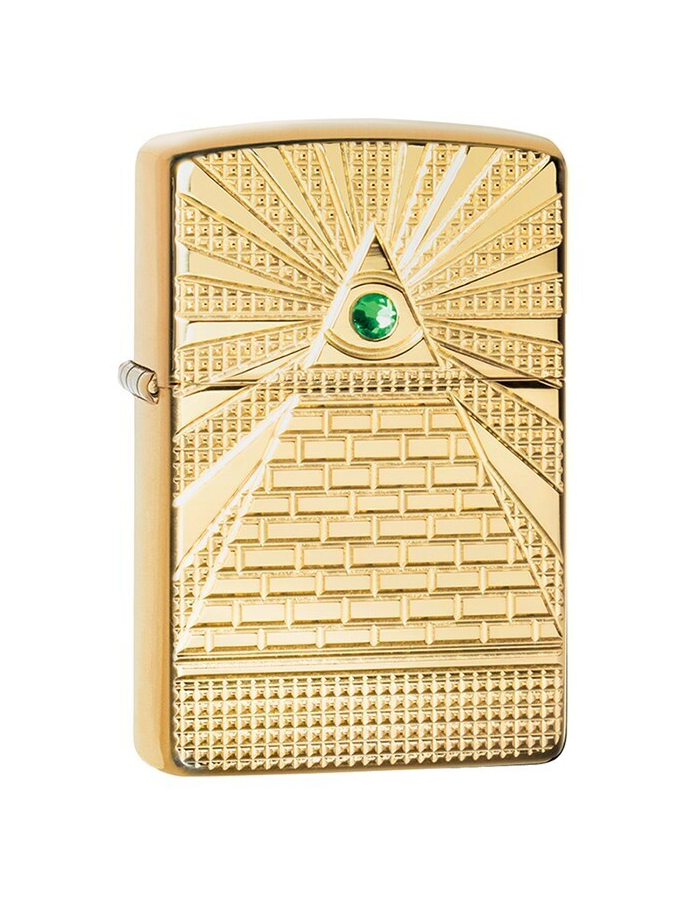 

Зажигалка ZIPPO Armor™ с покрытием High Polish Brass, латуньсталь, золотистая, Золотистый, Armor™