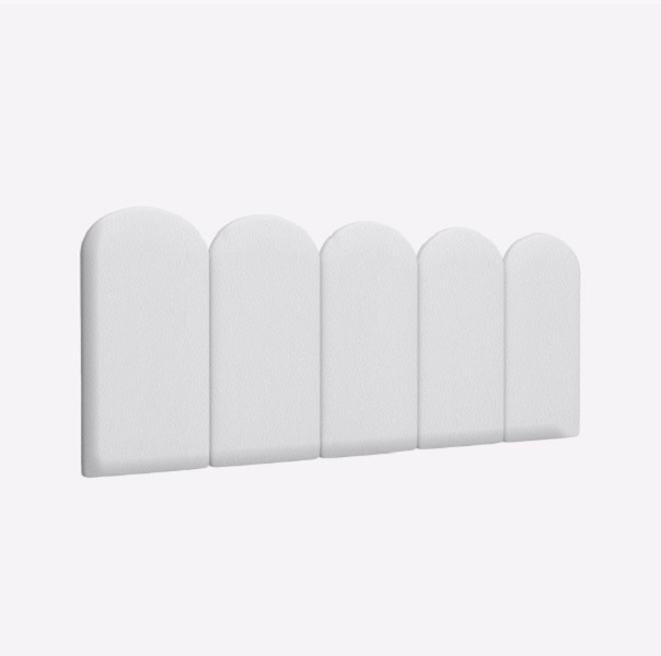 

Мягкие стены детской Eco Leather White 30х60R см 2 шт., Белый
