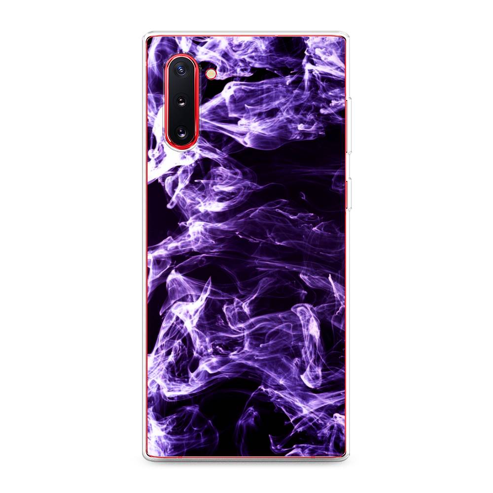 

Чехол на Samsung Galaxy Note 10 "Фиолетовый дым", Фиолетовый;белый;черный, 28650-3