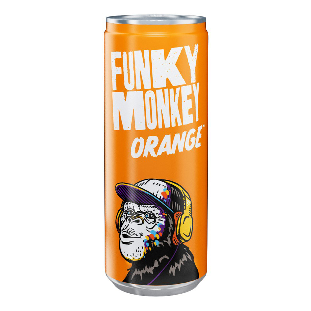 Газированный напиток Funky Monkey orange 330 мл