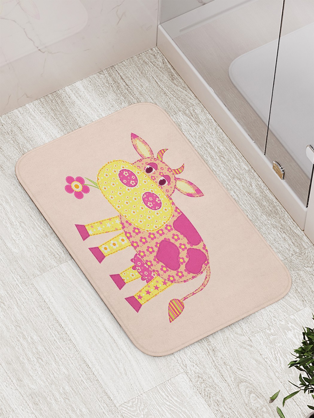 

bath_66888 Коврик противоскользящий для ванной, сауны, бассейна, 77х52 см